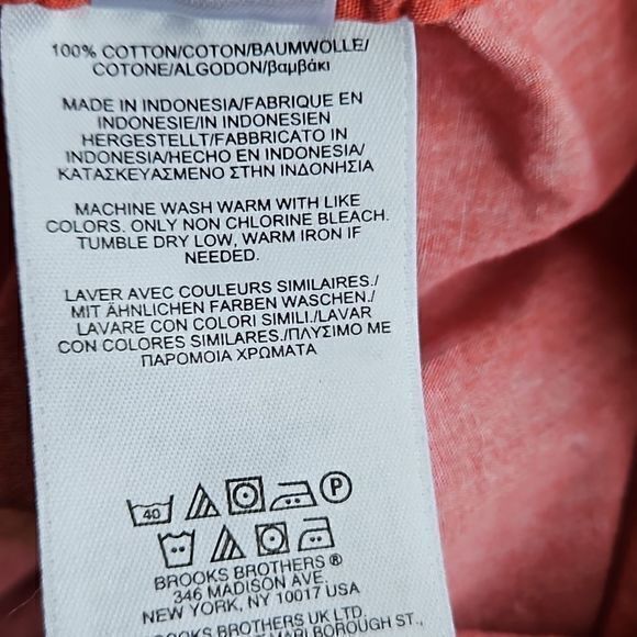 Brooks Brothers Women's Cotton Lightweight Pull On‎ Drawstring Waist Pants Sz M - Picture 14 of 15